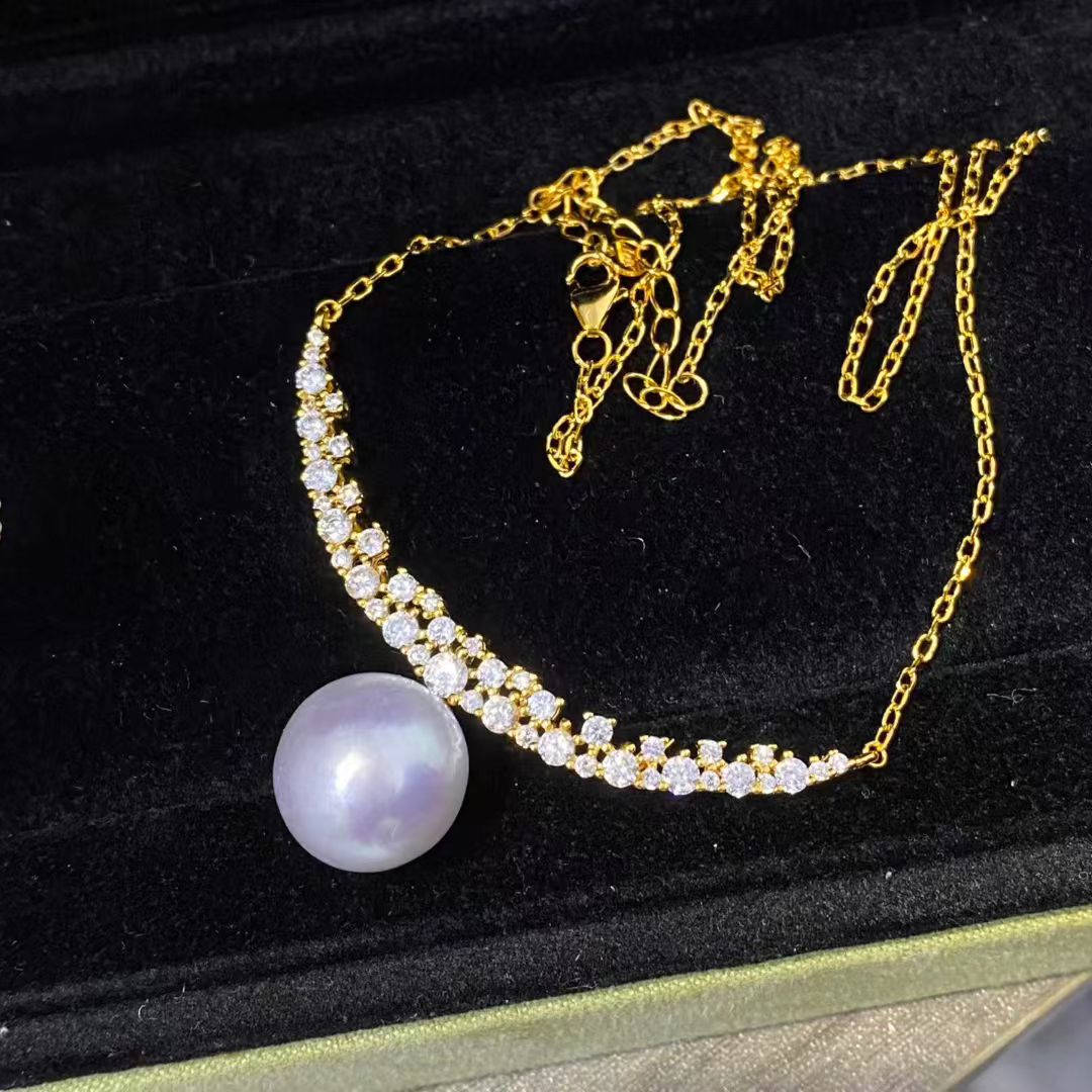 Pearl Necklace Set - Bazy do naszyjników ze srebra próby