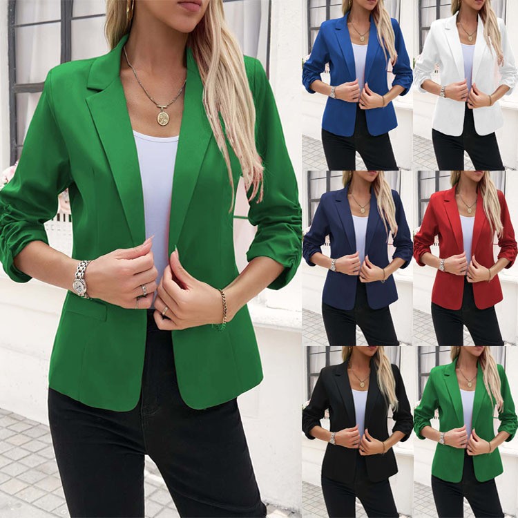 Women Formal Wear Blazers - Nowa europejska i amerykańska damska marynarka