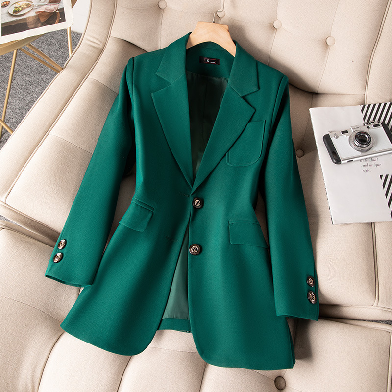 Women Formal Wear Blazers - Niebieski czarny zielony damski formalny blezer