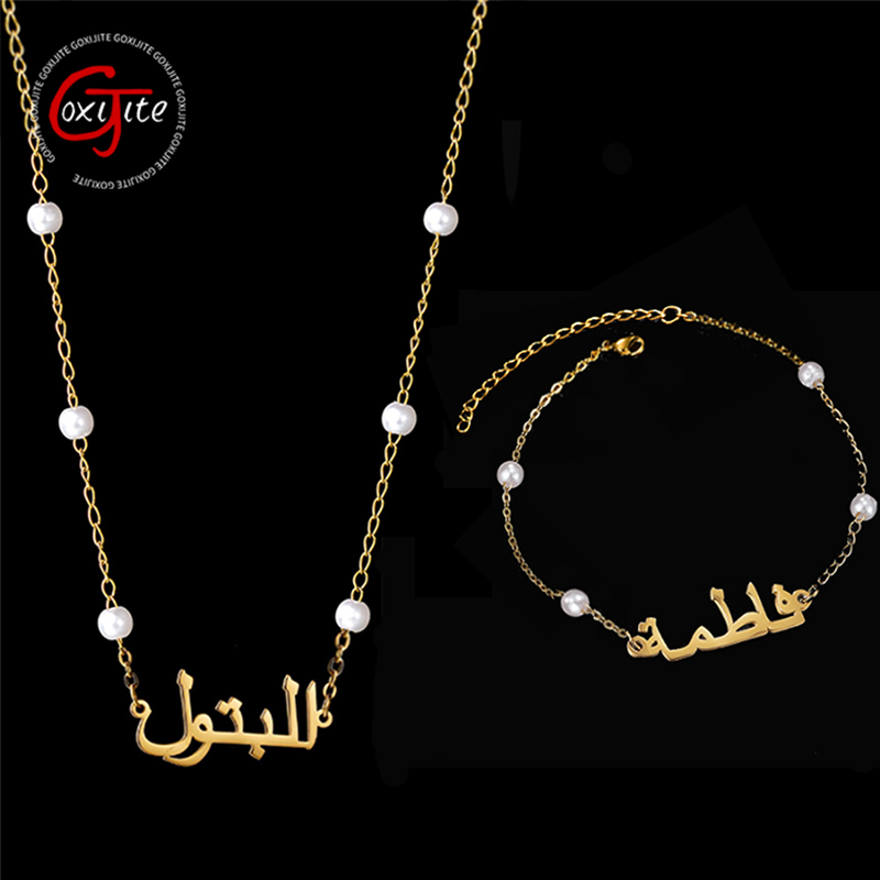 Goxijite Modny niestandardowy  – Pearl Necklace Set recenzja i cena