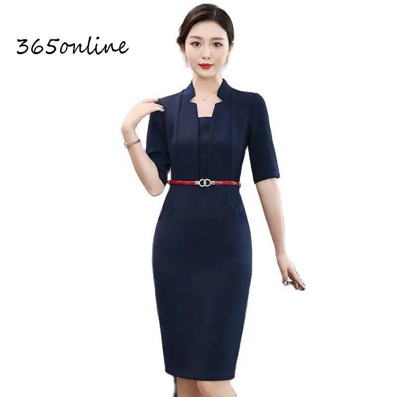 Eleganckie sukienki biznesowe  – Women Formal Wear H&M recenzja i cena