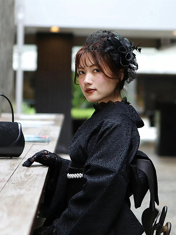 Eleganckie koronkowe kimono -  – Women'S Formal Traditional Wear recenzja i cena
