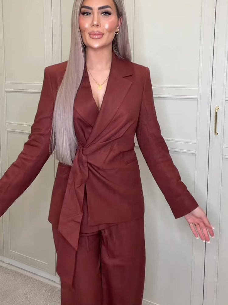 Elegancki damski garnitur biur – Women Formal Wear Blazers recenzja i cena