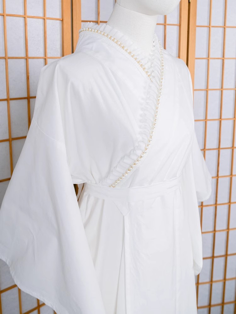 Biała bawełniana bielizna kimo – Women'S Formal Traditional Wear recenzja i cena