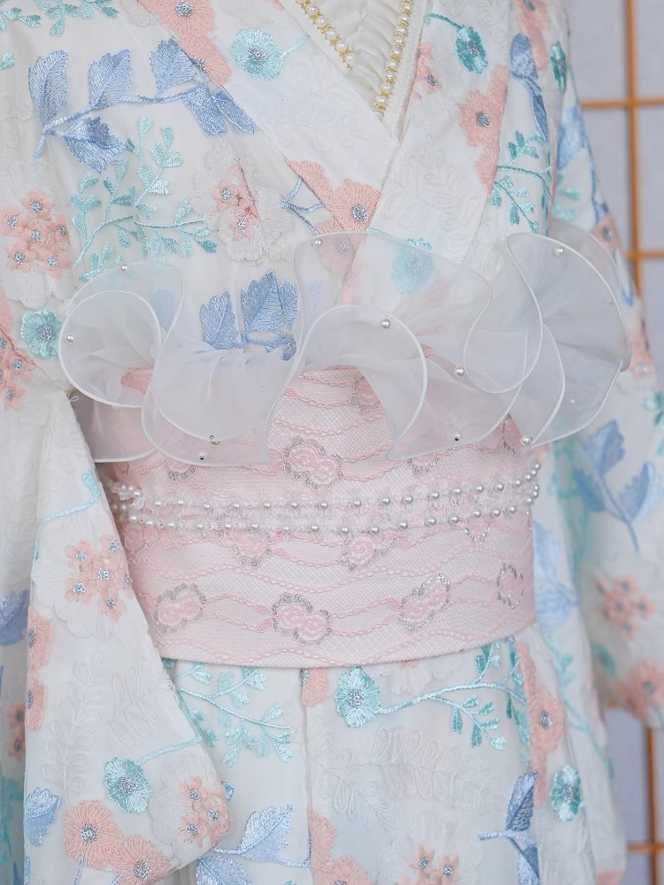 Biała bawełniana bielizna kimo – Women'S Formal Traditional Wear recenzja i cena