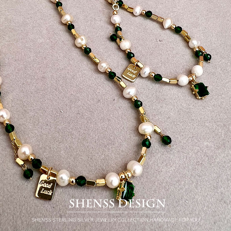 Naturalna 5-6mm perła słodkowo – Pearl Necklace Set recenzja i cena