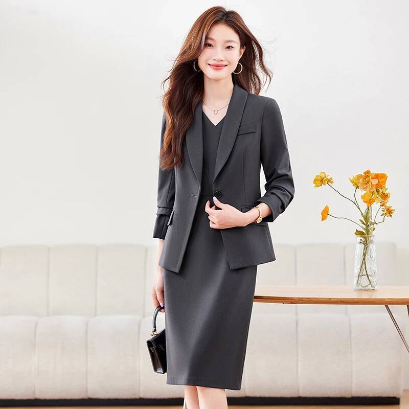 Wysokiej jakości damskie garni – Women Formal Wear Blazers recenzja i cena