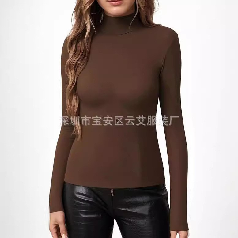 Damska dopasowana bluzka z gol – Turtleneck Bodysuit Office recenzja i cena