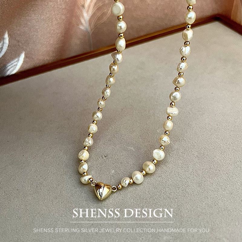 Naturalny barokowy naszyjnik z – Pearl Necklace Set recenzja i cena