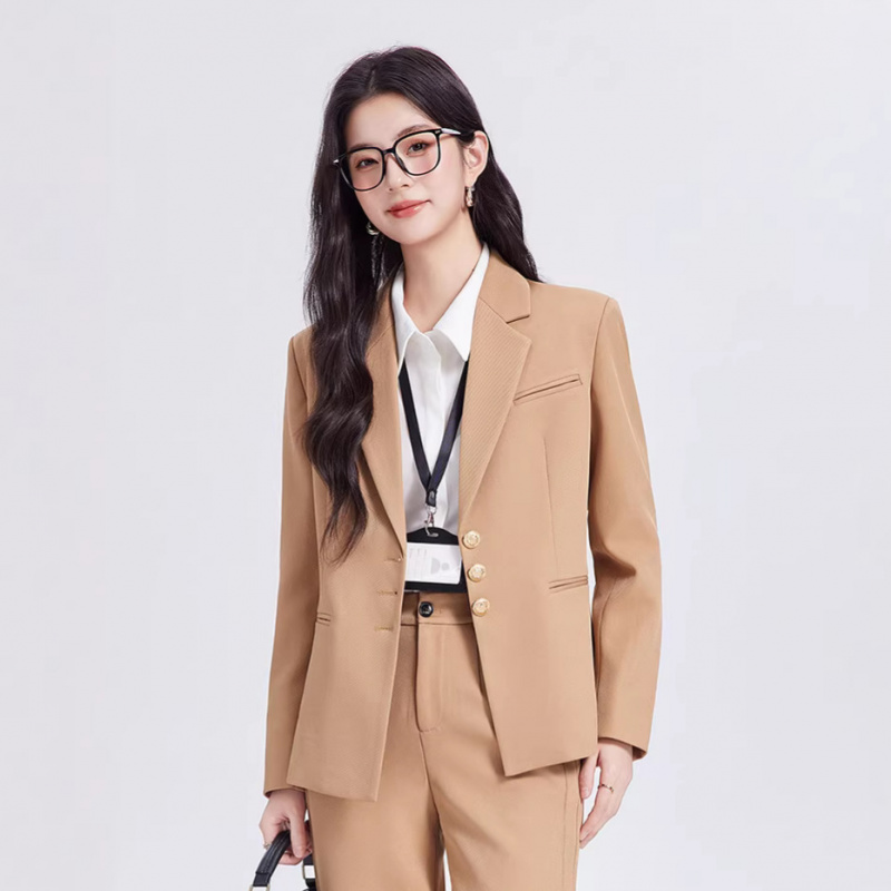 Damski garnitur w kolorze khak – High End Women'S Formal Wear recenzja i cena