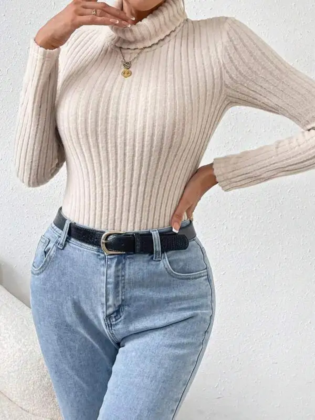 Foamlina2025 wiosna nowa franc – Turtleneck Bodysuit Office recenzja i cena