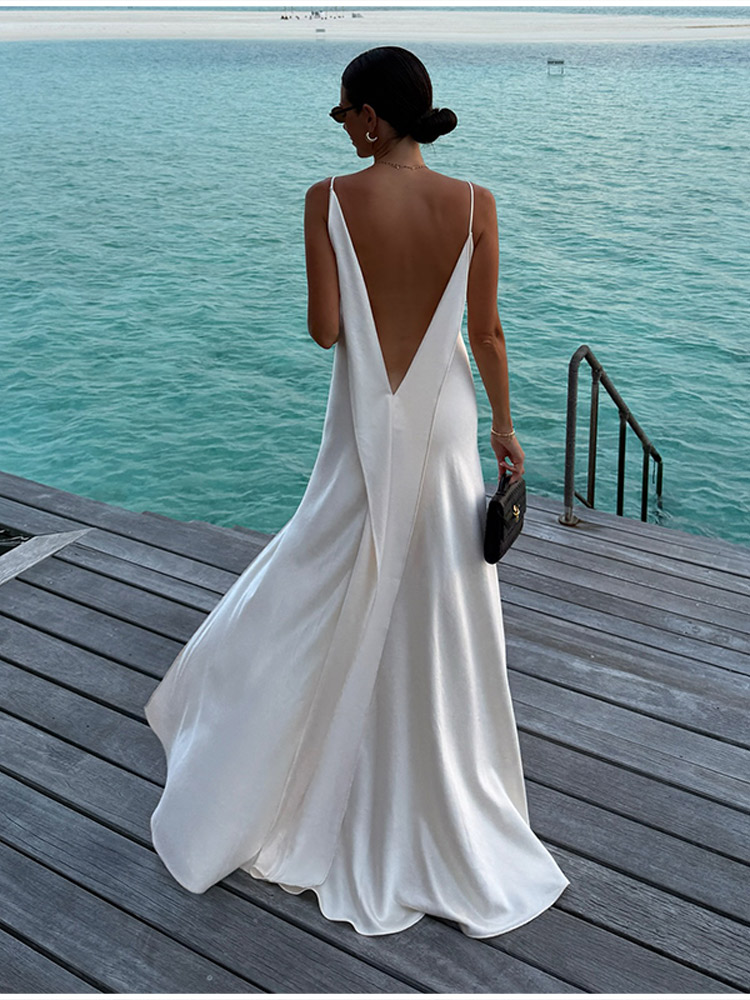 Elegancka damska satynowa suki – Women'S Holiday Formal Wear recenzja i cena