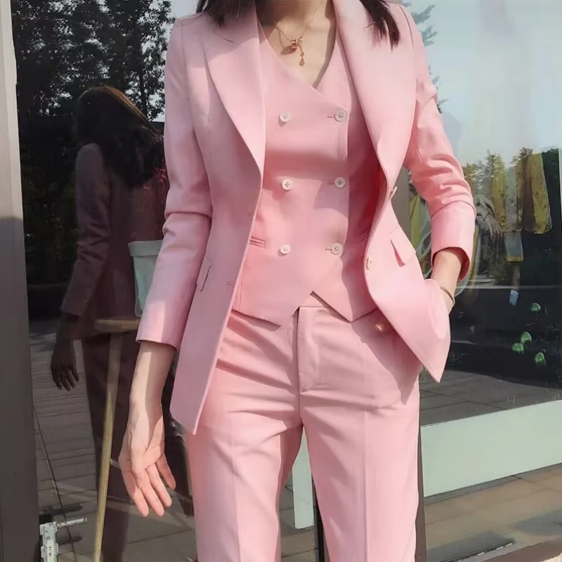 Luksusowy damski garnitur 3-cz – Women Formal Wear Vest recenzja i cena
